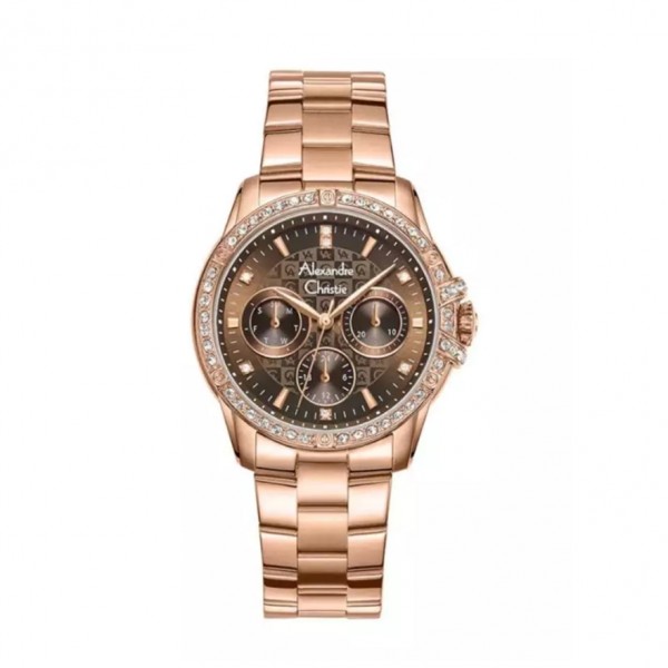 Alexandre Christie AC 2C26 Rosegold Brown Dial BFFRGBO Alexandre Christie AC 2C26 Rosegold Brown Dial BFFRGBO